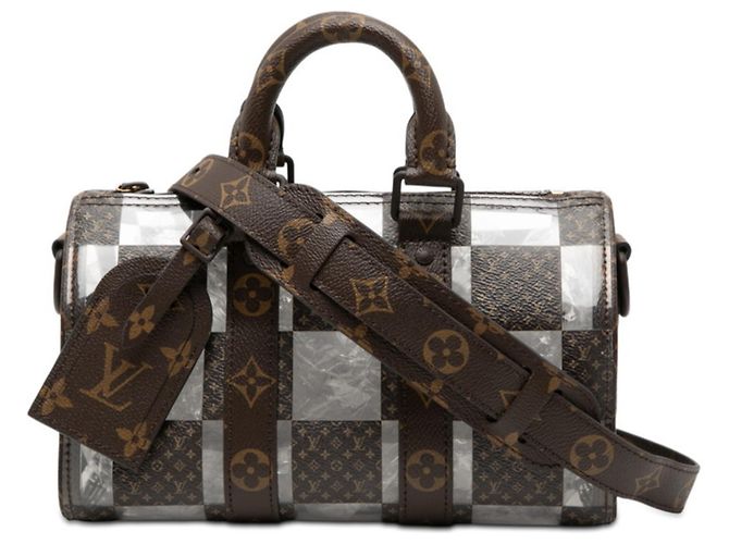 Keepall Bandoulière 25 Monogramma Louis Vuitton Marrone