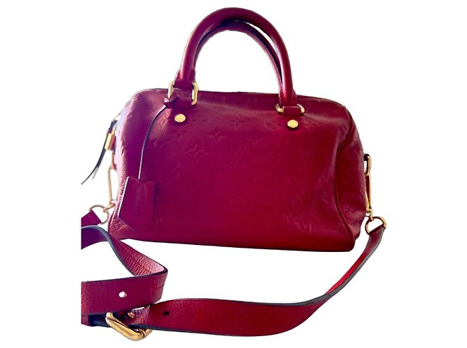 Borsa Speedy 25 in Monogram Empreinte Rossa Louis Vuitton Rosso