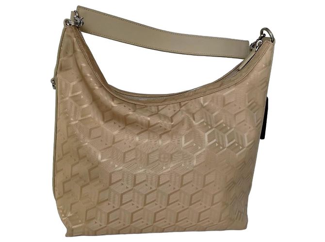 MCM Bolso tote de jacquard con monograma Aren Beige
