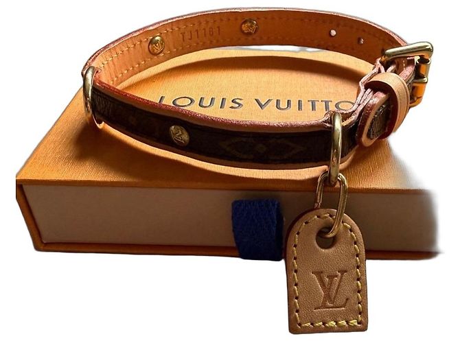 Collar para perro Louis Vuitton Monogram Beige