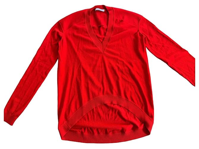 Roter Wollpullover Givenchy 