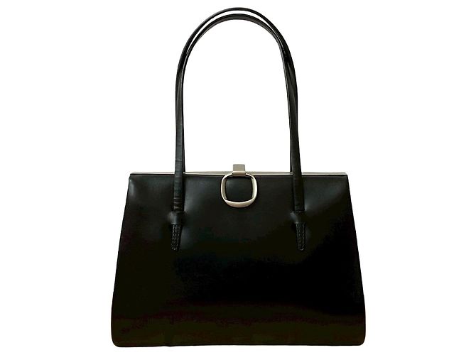 Bolsa de mão de couro Loewe Preto