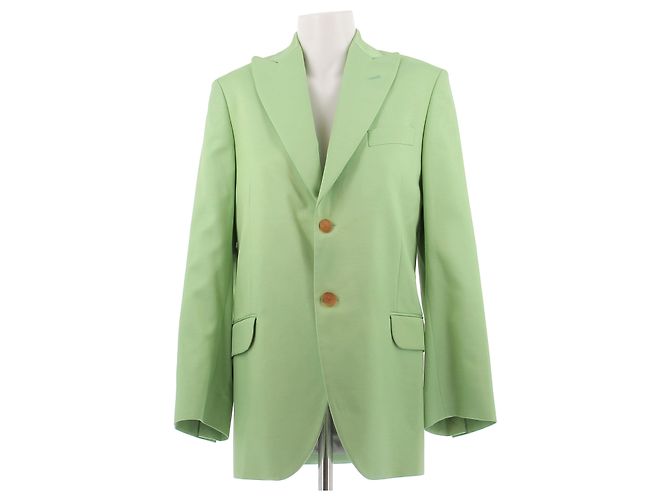 Acne Grüner Blazer mit Wolle