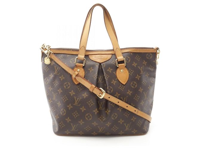 Bolsa 2 em 1 Monogram Palermo PM da Louis Vuitton Marrom