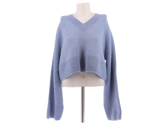 Khaite Blauer Cashmere-Pullover 