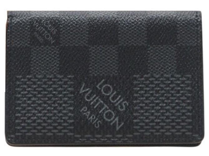 Organizer Louis Vuitton Graphite Card Case N60431 Black