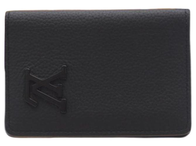 Organizer Louis Vuitton Aerogramme Card Case Black