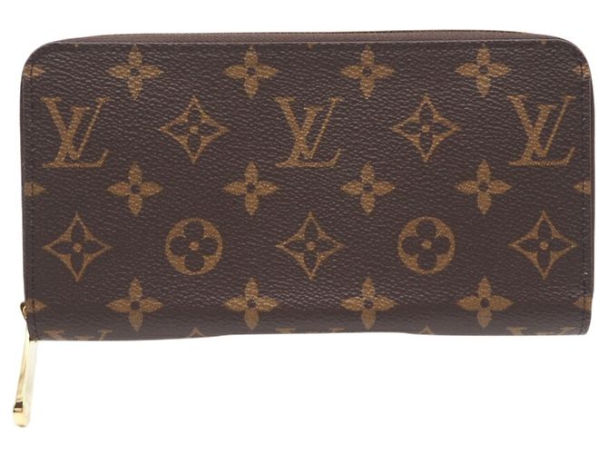 Cartera Zippy Monogram Louis Vuitton Castaño