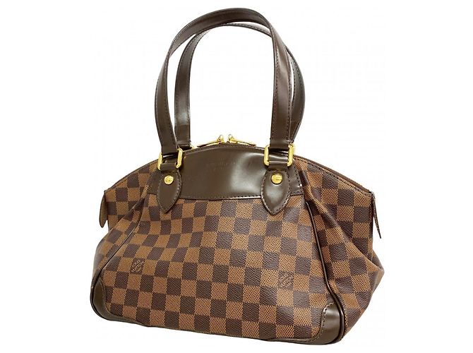 Borsa Louis Vuitton Damier Verona PM in Ebano Damier ebene