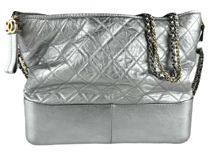 Bolsa de Ombro Gabrielle de Chanel Prata