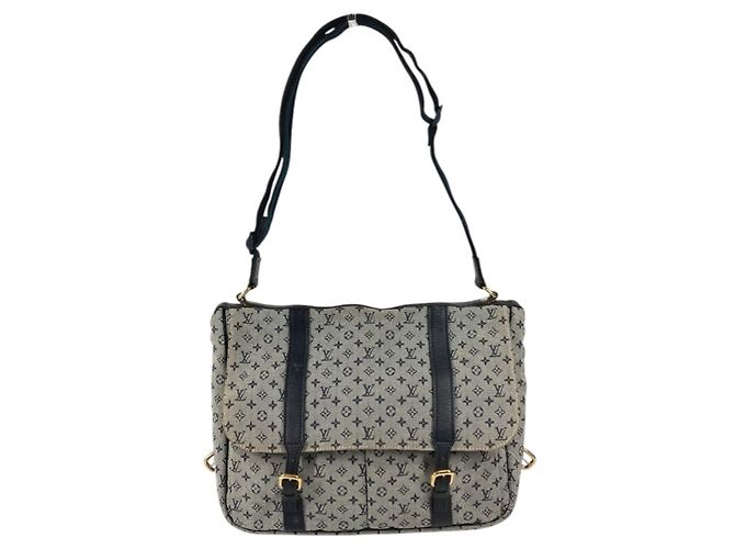 Borsa Messenger Mini Sac Maman Monogramma Louis Vuitton Blu navy