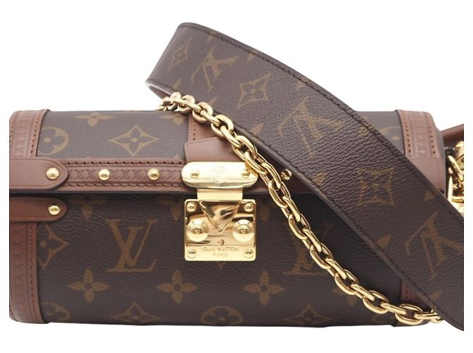 Bolsa de Ombro Papillon Trunk Monogram Louis Vuitton Marrom Monograma