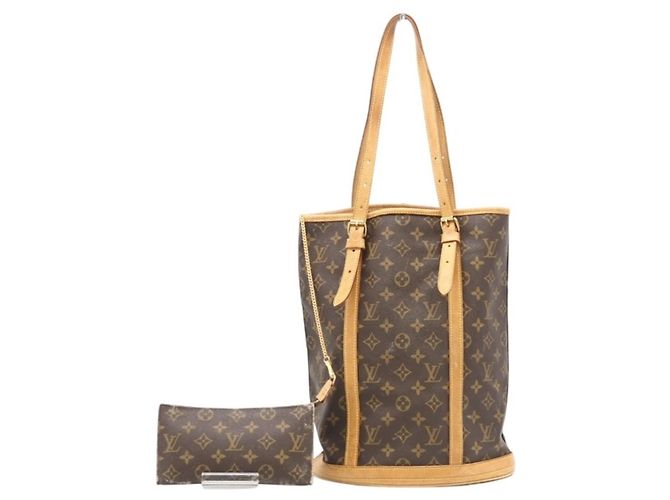 Louis Vuitton Monogram Bucket GM Handtasche Braun Monogramm
