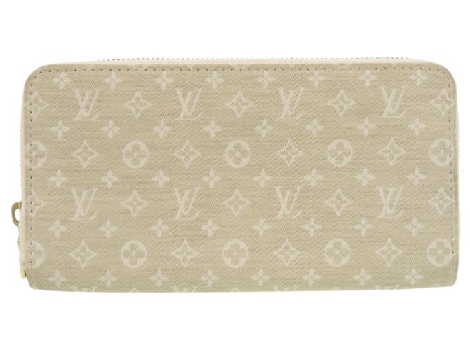 Cartera Larga Mini Monograma Louis Vuitton Beige
