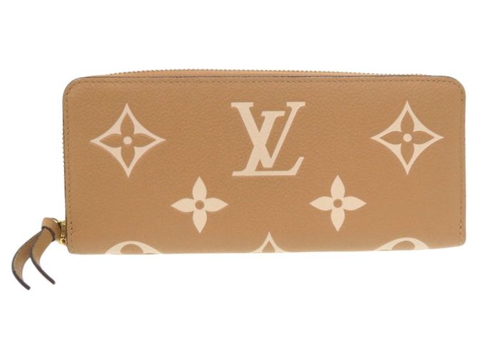 Cartera Larga Clemence de Louis Vuitton Beige