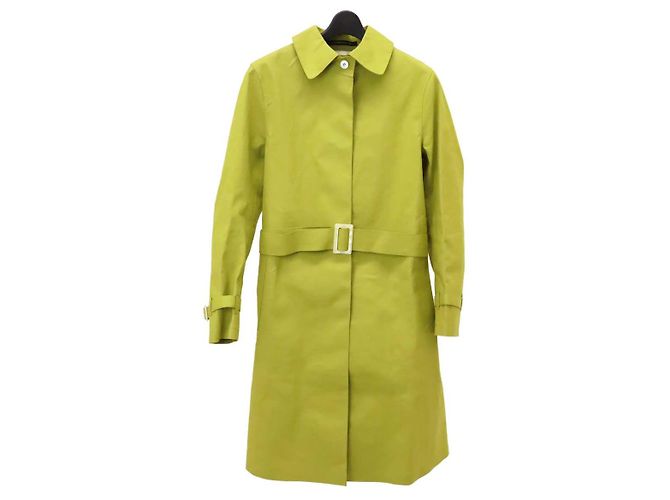 Abrigo de algodón Mackintosh Verde Verde claro