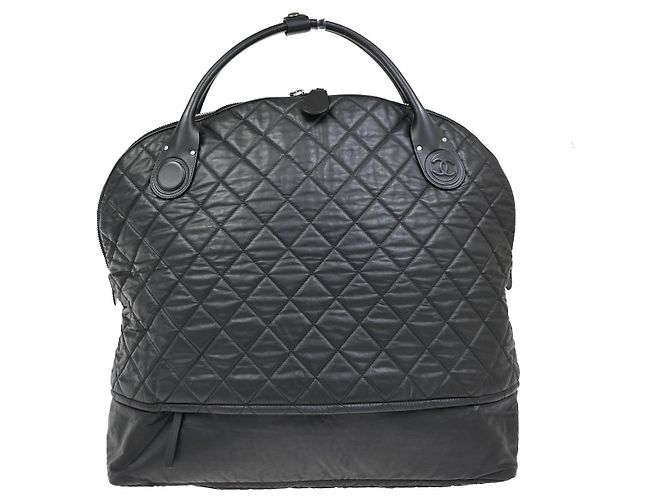 Chanel Horizontal Sport Weekender Quilted Coated Canvas XL