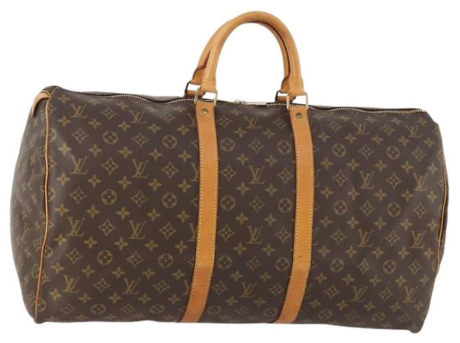 Louis Vuitton Keepall Monogram Canvas 55 Marron