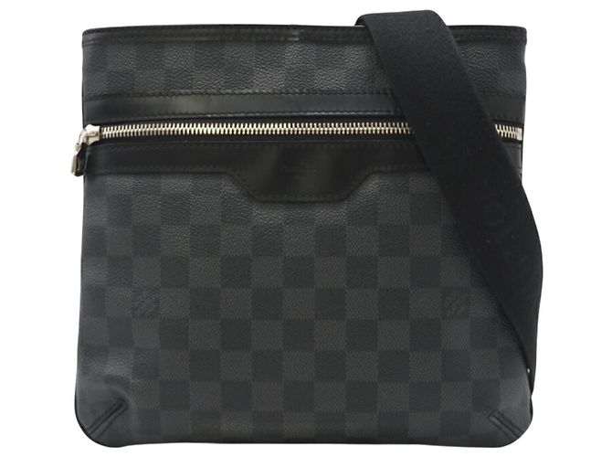 Borsa a Spalla Louis Vuitton Graphite Thomas N58028 Marrone Nero