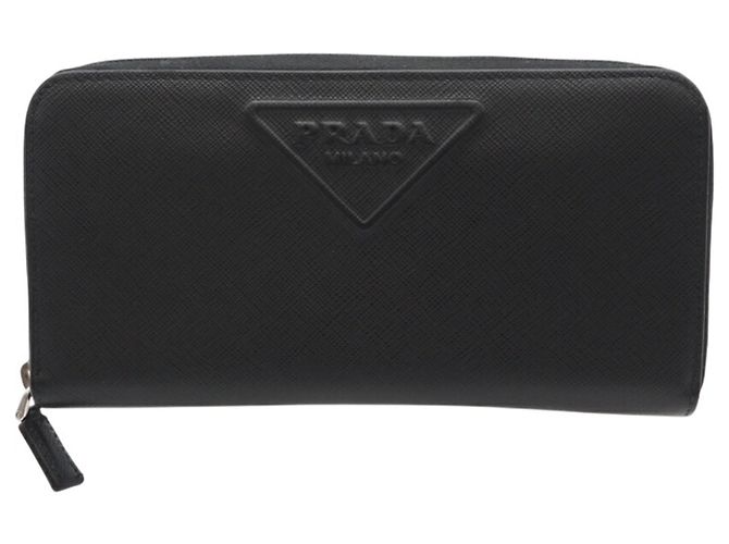 Cartera Larga Saffiano Prada Negro