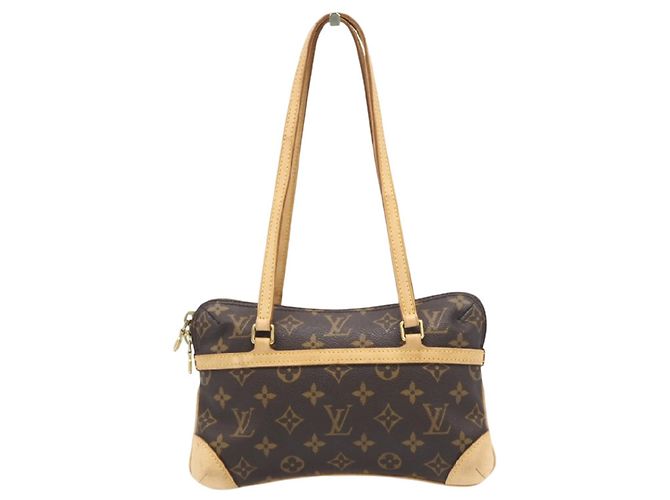Borsa a Spalla Mini Coussin Monogram Louis Vuitton Marrone