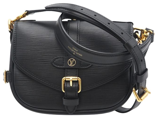 Borsa a Spalla Saumur BB Epi Louis Vuitton Nero
