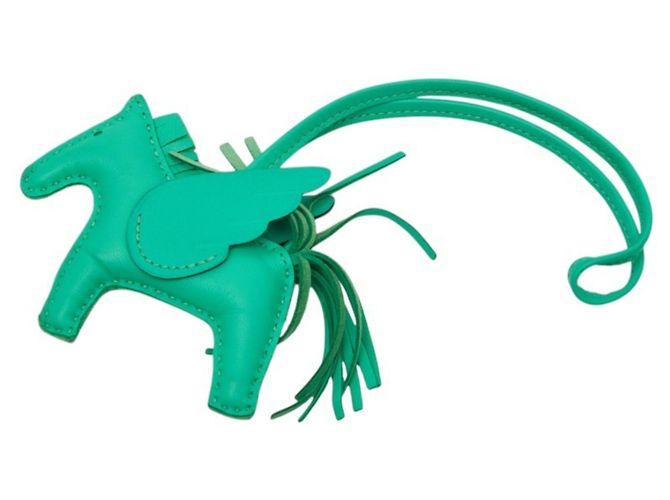 Porte-clés Hermès Rodeo PM Pegasus Vert