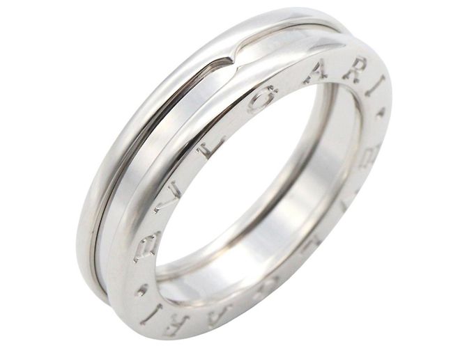 Bulgari Anel Bvlgari B-zero1 em ouro branco 18K Prata