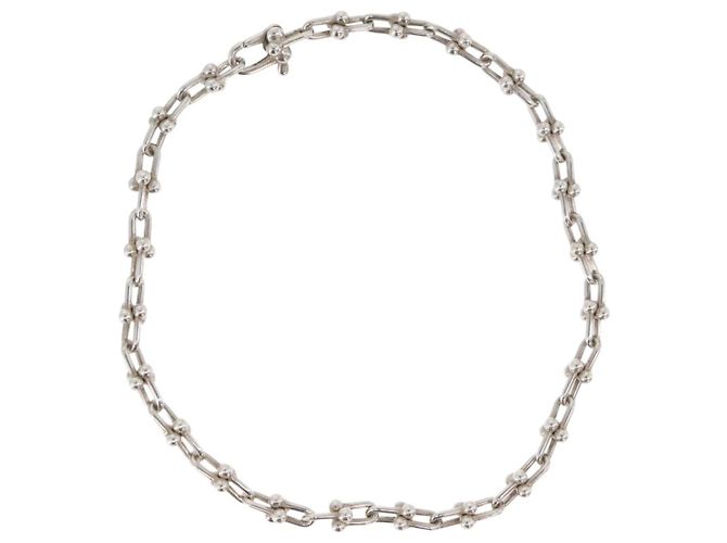 Autre Marque TIFFANY&Co. Hardware Microlink Bracelet Bracelet Ag925 Silver Auth am10846SAV Silvery