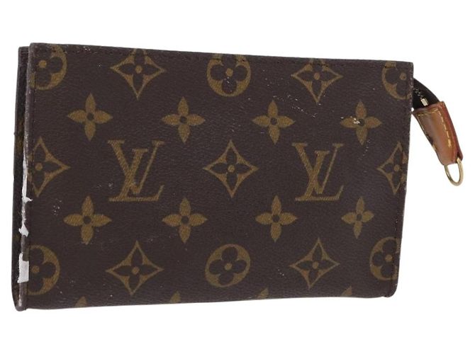 Bucket LOUIS VUITTON Monogram Eimer PM Zubehörbeutel LV Auth 172492 Monogramm