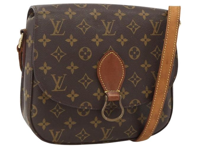 LOUIS VUITTON Bolsa de Ombro Monogram Saint Cloud GM M51242 LV Auth ka2675 Monograma