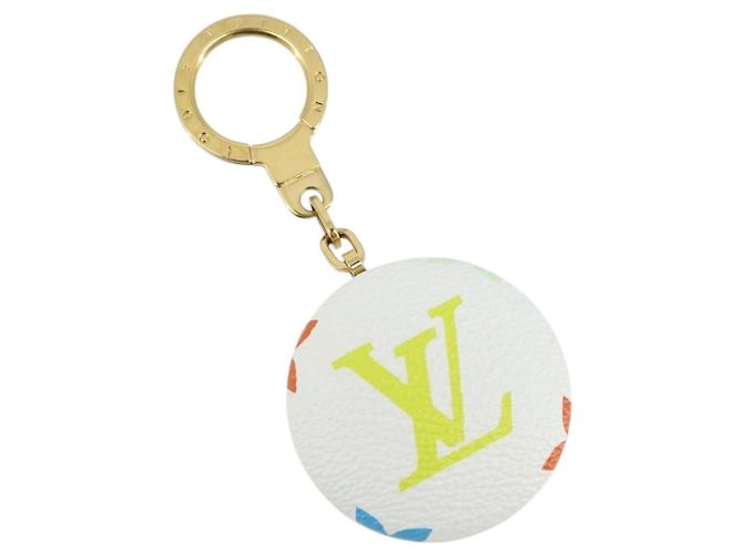LOUIS VUITTON Monogram Multicolor Astropill Charm Weiß M51911 LV Auth 173421V