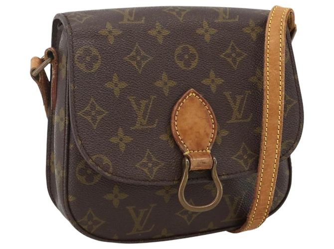 LOUIS VUITTON Bolsa de Ombro Monogram Saint Cloud MM M51243 LV Auth ka2669 Monograma