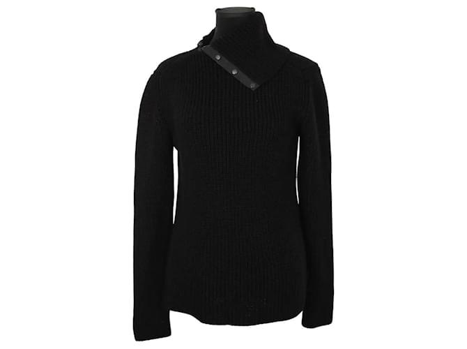 Prada Schwarzer Wollpullover 