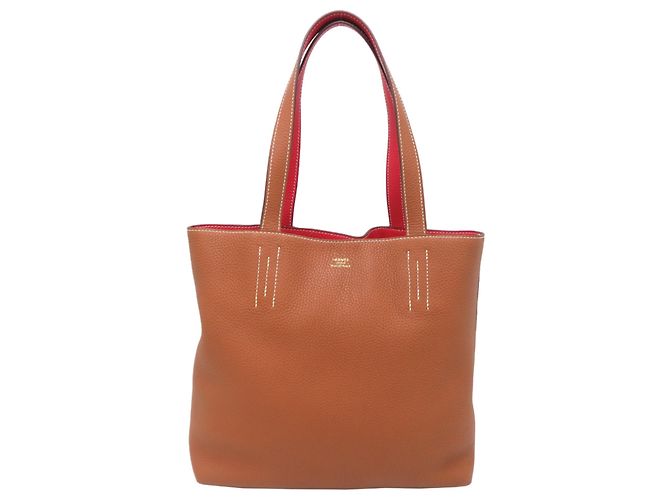 Hermès Double Sens 36 Tote Bag Rot
