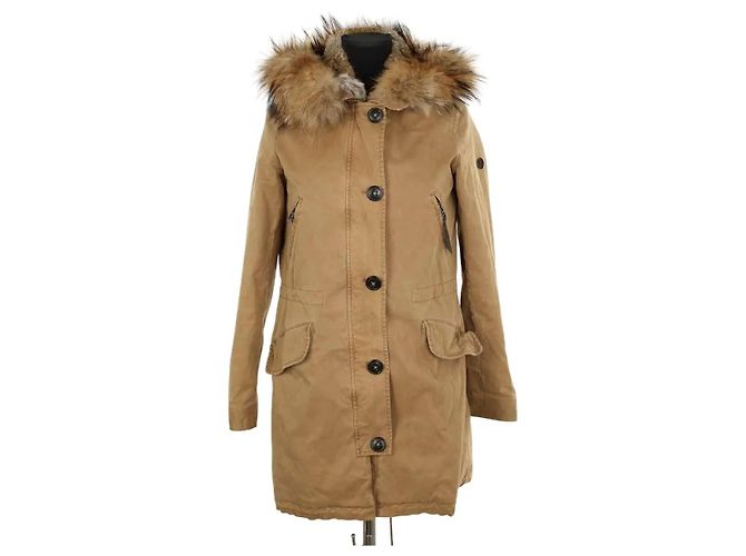 Blonde No.8 Chaqueta de plumas de algodón beige M