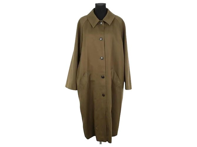 SéZane Khaki cotton trench coat