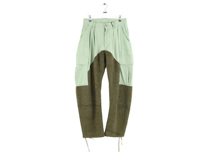 Autre Marque Grüne gerade Hose