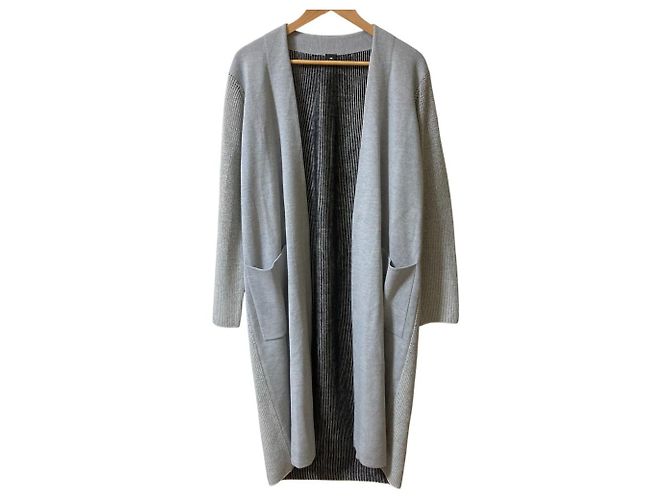 Cappotto lungo in maglia PS Paul Smith Marrone