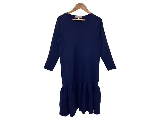Autre Marque Robe en maille JUSGLITTY Bleu