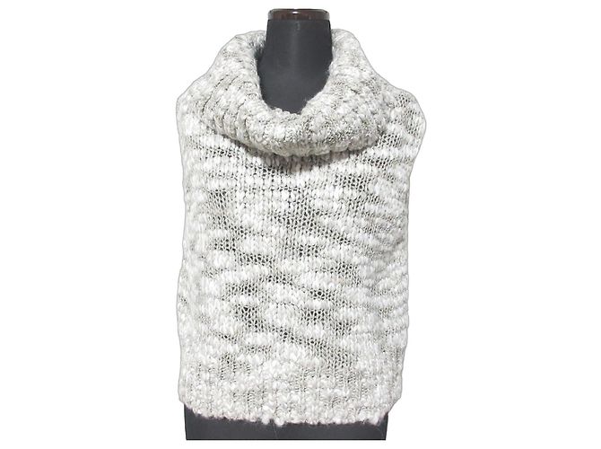 Autre Marque Loulou Willoughby Knit Sleeveless Pullover Brown