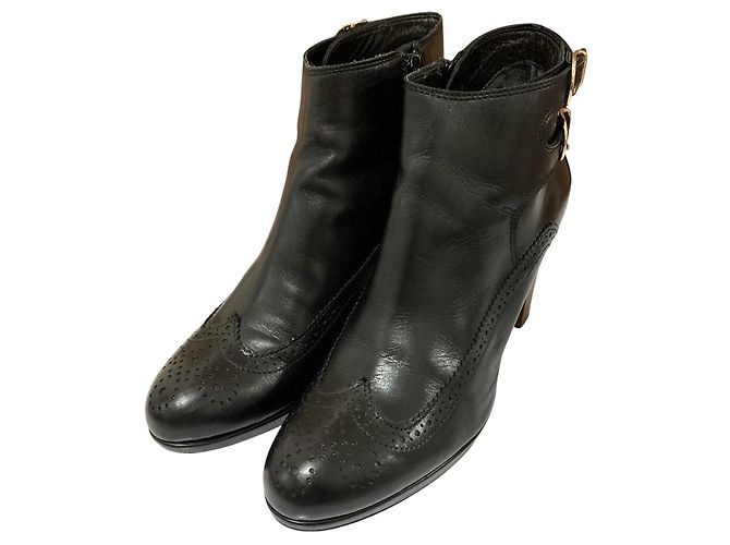 Autre Marque Bottines en cuir Ford Mills Noir