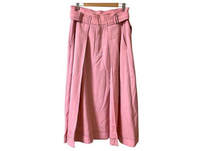 Autre Marque Gonna Lunga Svasata Ujoh Rosa