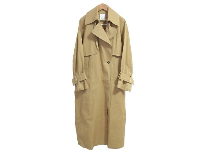 Autre Marque Trench de Gabardina de Algodón Seco 1er Arrondissement Beige