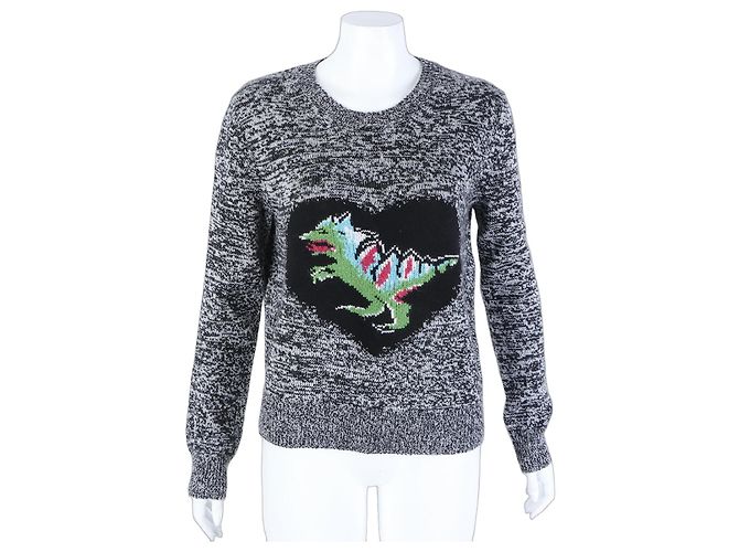 Dior Kaschmir-Pullover mit langen Ärmeln Weiß 