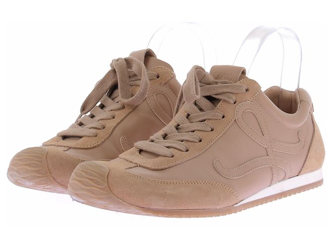 Autre Marque Baskets "Ballet Runner" camel en cuir Marron