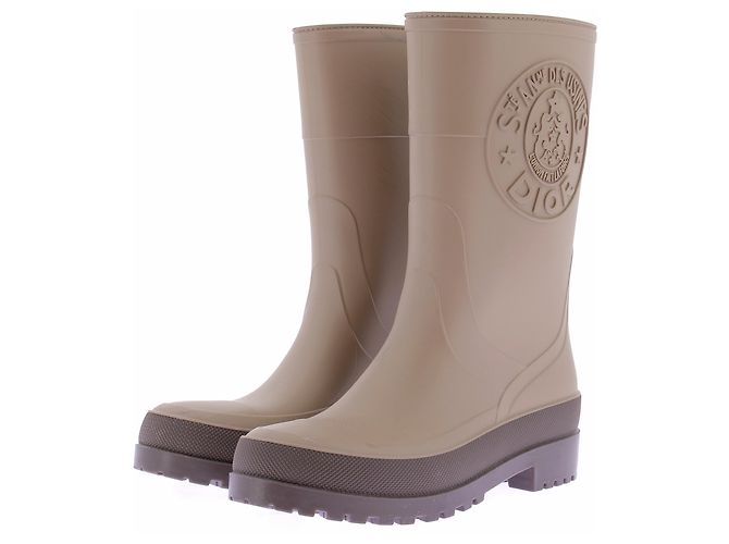 Dior Botas de chuva bege