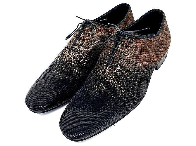 Louis Vuitton Mocassini con paillettes Nero