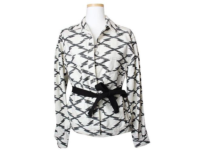 Chaqueta de denim estampada Isabel Marant Castaño
