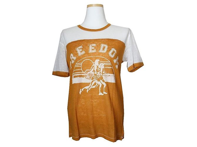 Leinen T-Shirt in gelbocker Isabel Marant Étoile